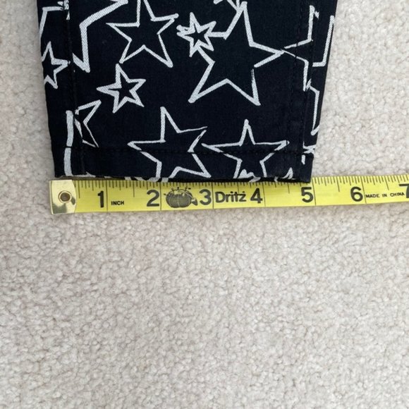 Blackheart Hot Topic White Star Skinny Jeans 11 - Picture 10 of 12